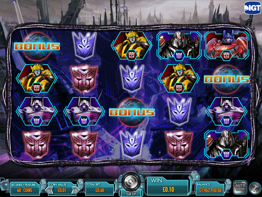 Play Transformers Battle For Cybertron Slot Machine Free In Demo